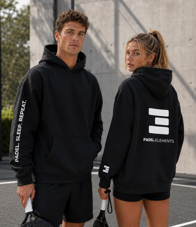 Padel-Elements Hoodie schwarz