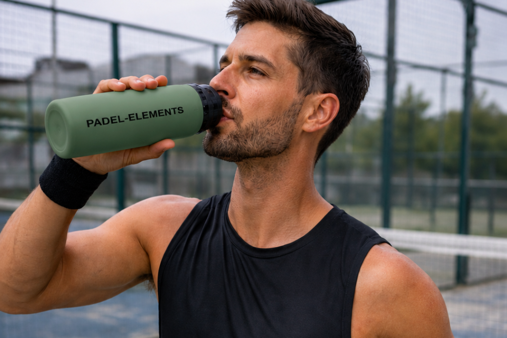 Padel-Elements Trinkflasche 0.6L grün Sportler