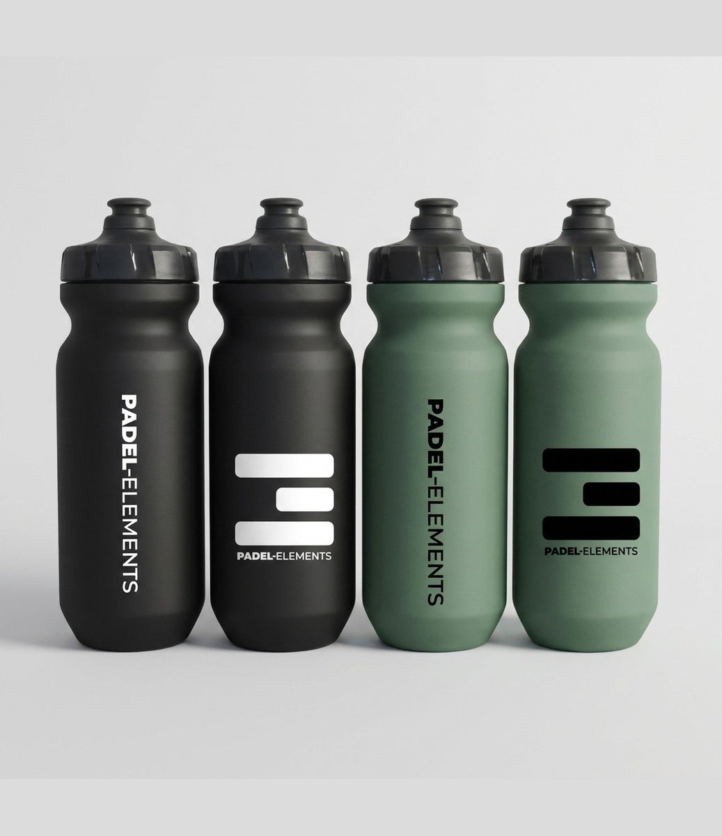 Padel-Elements Trinkflasche mit Logo und 0,6 Liter Fassungsvermögen